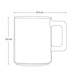 Paşabahçe Timeless Kupa Fincan - 55462