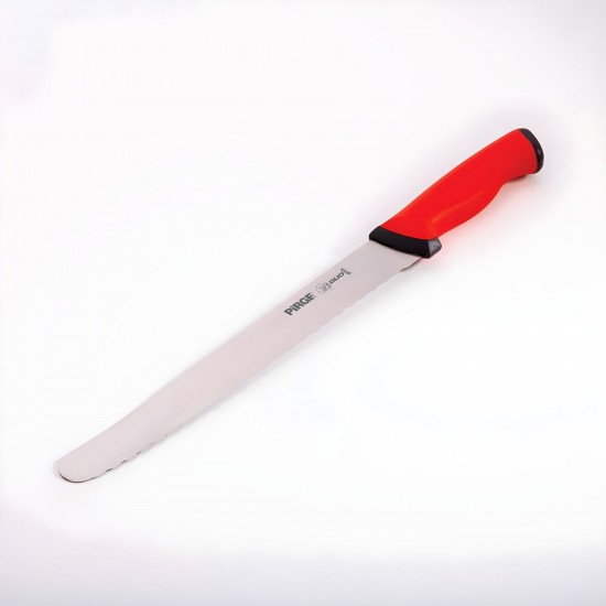 Pirge Duo Ekmek Bıçağı Pro 22,5 cm Kırmızı - 34009 