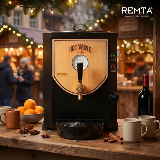 Remta DE12L Şarap Isıtıcı Musluklu