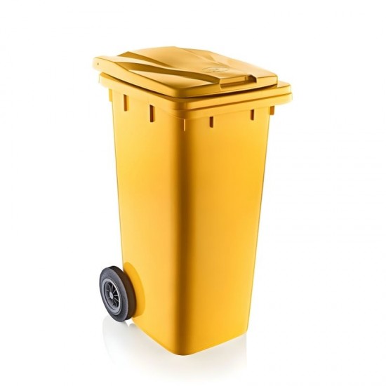 Şenyayla Çöp Konteyneri Sarı 120 Lt. - 6505