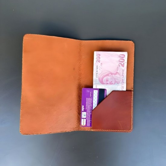 Hesap Sümeni Hakiki Deri Kahverengi