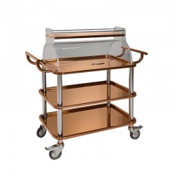 Parlak Rose Peynir Tatlı Arabası