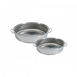 Yürük Çift Sapli Çelik Tava 50x12 Cm.