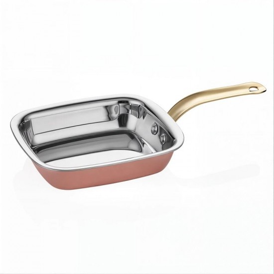 Altınbaşak A 101KP 14 Multi Metal Bakır Mini Kare Tava 14 cm