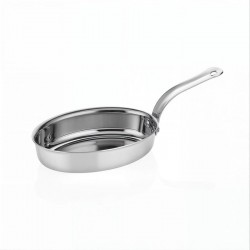 Altınbaşak A 104OT 17 Multi Metal Çelik Mini Oval Tava 11 x 17 cm