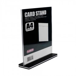 Pleksi Masaüstü Menü Standı A4 30x21 cm.