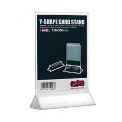Pleksi Masaüstü Reklam Standı 15x21 cm.
