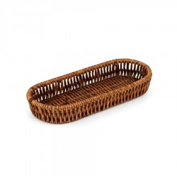 Ekmek Sepeti Oval Kahve 28x11 cm. UN 53071