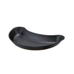 Lava Döküm Böbrek Fajita Tabağı 10x20 cm.