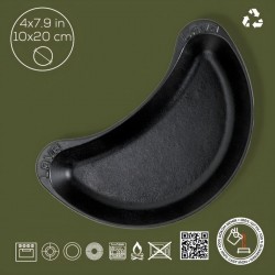 Lava Döküm Böbrek Fajita Tabağı 10x20 cm.