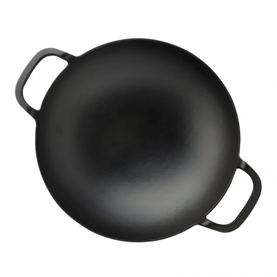 Lava Yuvarlak Wok Yekpare Döküm Demir Tava - LV ECO WOK 38 Lava Yuvarlak Wok Yekpare Döküm Demir Tava - LV ECO WOK 38
