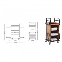 Ormel Kat Arabası (Dar) 55 x 121 cm. | 1411