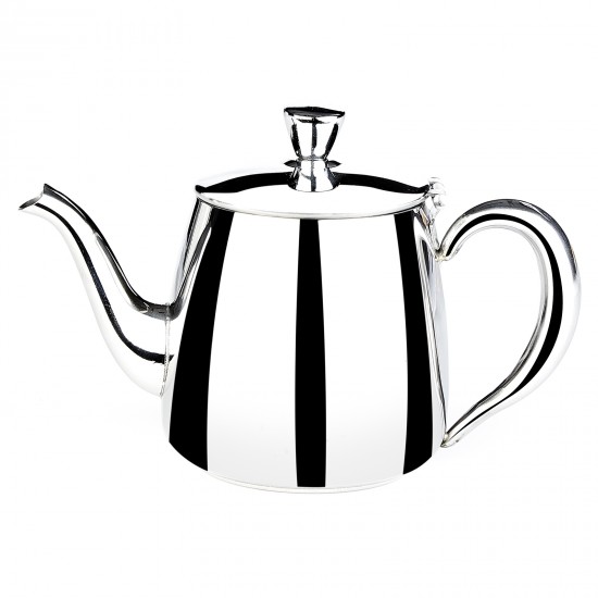 Biradlı Çay Kahve Potu - Bitki Çayı Sunumu Çelik