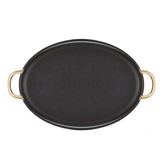 Altınbaşak Black Pearl Oval Tencere 25 x 17 x 6 cm. - A 118OC 25 Altınbaşak Black Pearl Oval Tencere 25 x 17 x 6 cm. - A 118OC 25