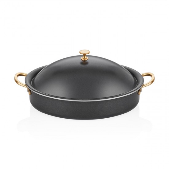 Altınbaşak Black Pearl Oval Tencere 25 x 17 x 6 cm. - A 118OC 25 Altınbaşak Black Pearl Oval Tencere 25 x 17 x 6 cm. - A 118OC 25