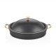 Altınbaşak Black Pearl Oval Tencere 25 x 17 x 6 cm. - A 118OC 25 Altınbaşak Black Pearl Oval Tencere 25 x 17 x 6 cm. - A 118OC 25