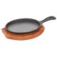 Döküm Demir Oval Saplı Fajita 21*15cm + Nihale Döküm Demir Oval Saplı Fajita 21*15cm + Nihale