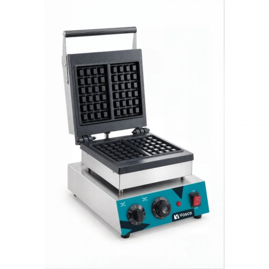 Vosco VF-2S Waffle Makinesi Tekli Kare 1750W