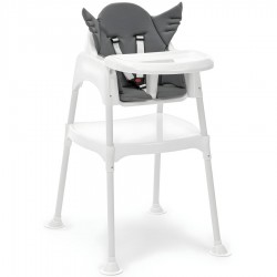 Wellgro Melek Kanatlı Mama Sandalyesi Çalışma Masalı, Beyaz