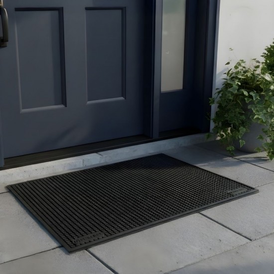 Endüstriyel Kaydırmaz Kauçuk Kapı Önü Paspası 60x80 cm - Dış Mekan Giriş Matı