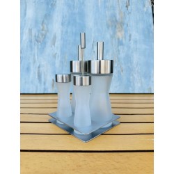 Lüks Yağlık Sirkelik Tuzluk Biberlik Seti