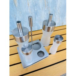 Lüks Yağlık Sirkelik Tuzluk Biberlik Seti