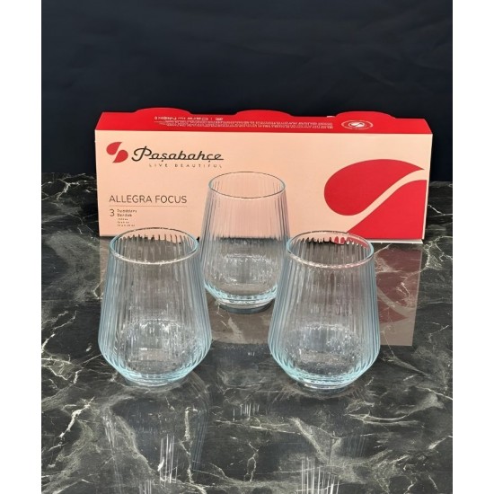 Paşabahçe 410516 Allegra Focus Su Bardağı